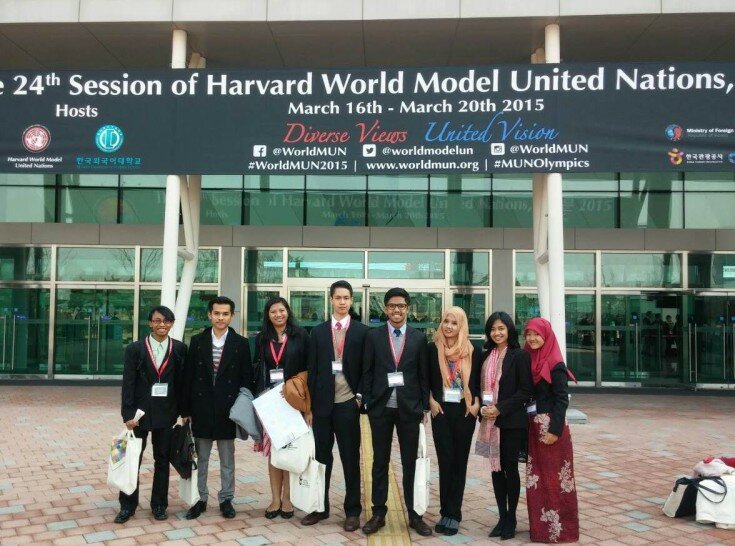 Delegasi UI di Harvard World Model United Nations 2015